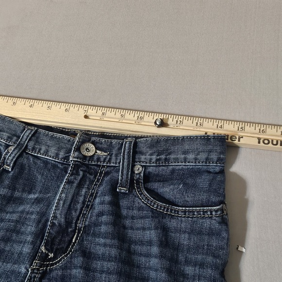 Cinch Jeans Mens 28x34 Blue GOLD LABEL Relaxed Fit Straight Leg Denim IAN - Picture 4 of 11